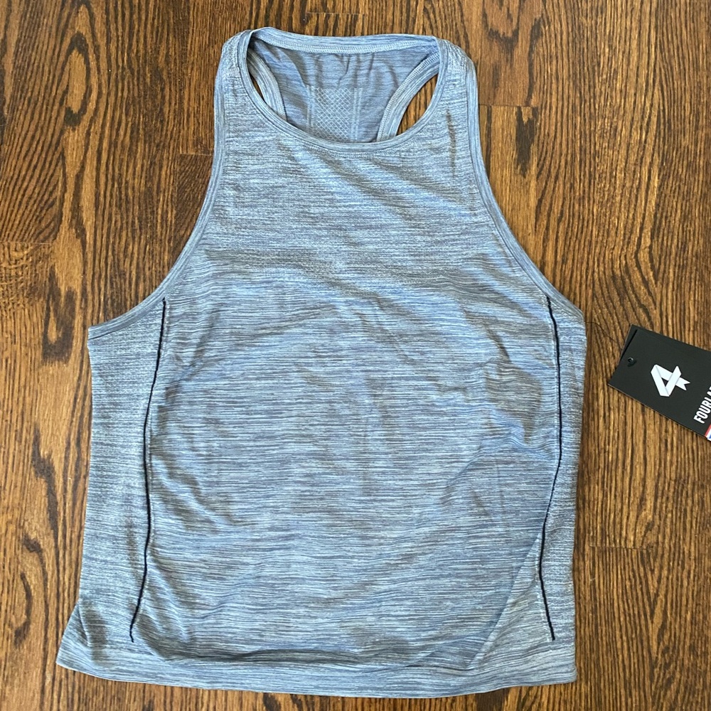 4‎ Laps Purpose Seamless Tank Top Grey Heather Size XL